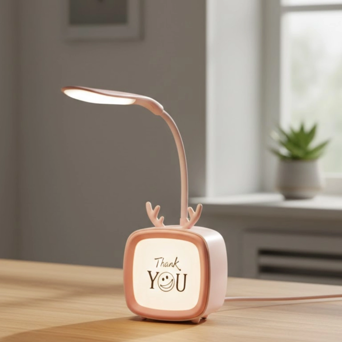 Esnek Gövdeli Led Masa Lambası Taşınabilir Gece Aydınlatması