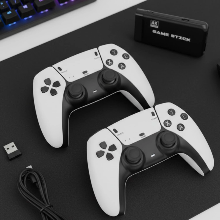 Taşınabilir Retro Oyun Çubuğu Kablosuz Oyun Kolu Seti