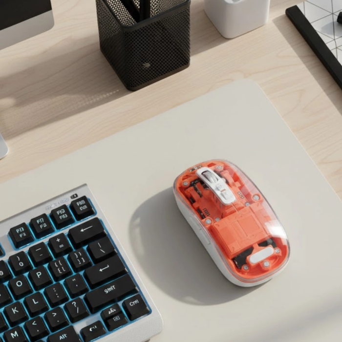 Kablosuz Bluetooth Mouse Şık Ve Sessiz Ofis Tasarımı