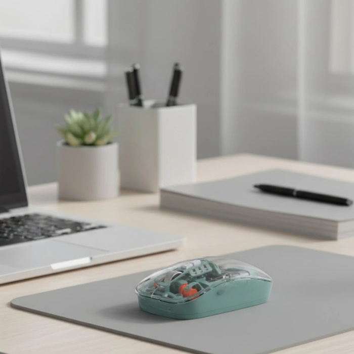 Çift Mod Bağlantılı Kablosuz Mouse Bluetooth Ve Usb Alıcılı