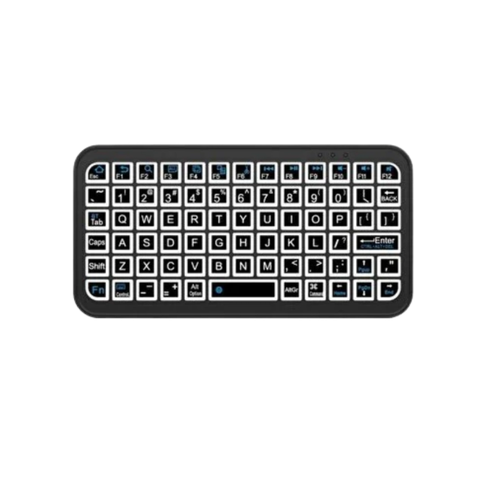 Rgb Işıklı Kablosuz Mini Klavye 10 Mm İnce Gövde