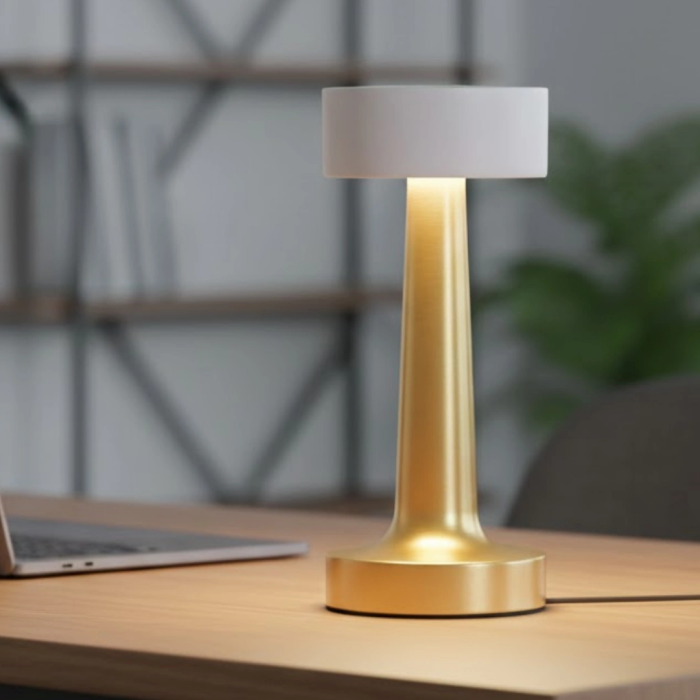 Şarj Edilebilir Led Abajur Dokunmatik Ip20 Korumalı