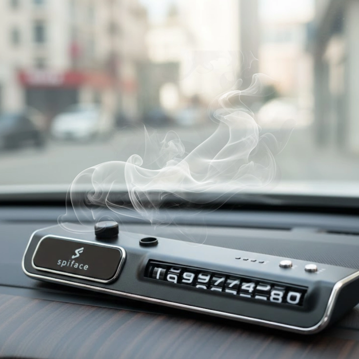 Araç Ön Cam Nemlendirici Telefon Numarası Gösterme Atı Led Işıklı