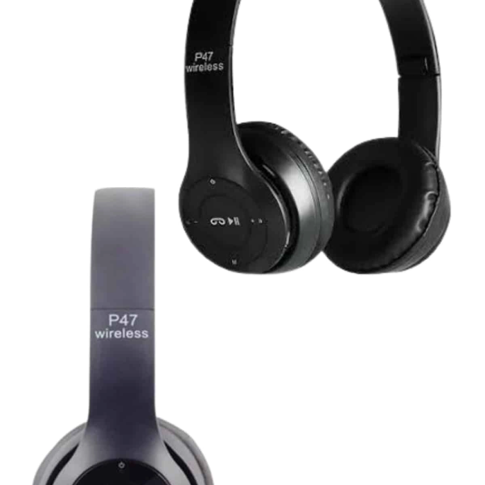 Bluetooth Kablosuz Kulaklık Siyah Wireless 5.0 Kulak Üstü Uzun Pil Ömrü