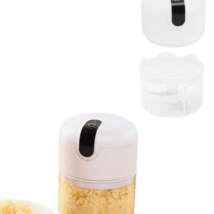 Şarjlı Mini Sarımsak Doğrayıcı Usb Şarjlı 250 Ml