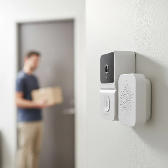 Gerçek Zamanlı Fotoğraflı Akıllı Kapı Zili İki Yönlü Konuşma