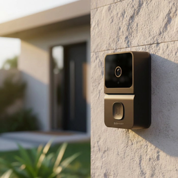 Wifi Akıllı Kapı Zili 85 Derece Geniş Açı Android İos Uyumlu