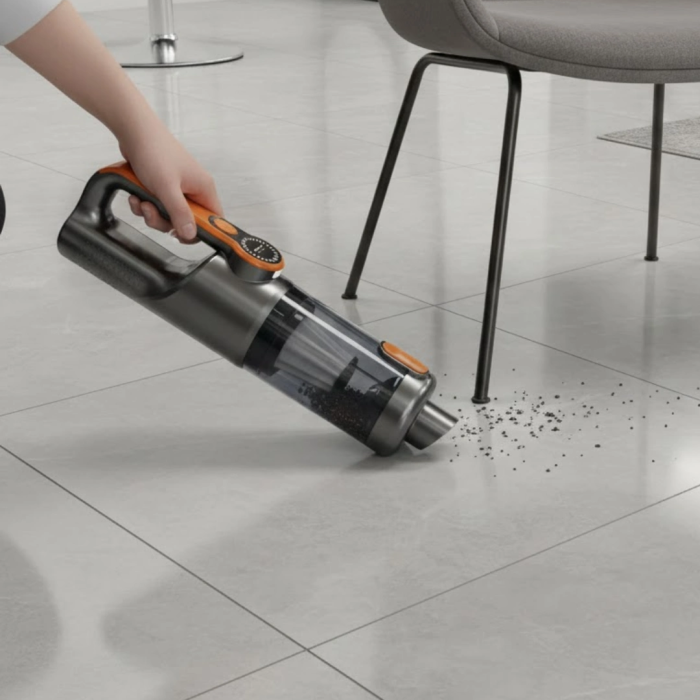 Kablosuz Şarjlı El Süpürgesi Güçlü Emiş Ve Kompakt Tasarım