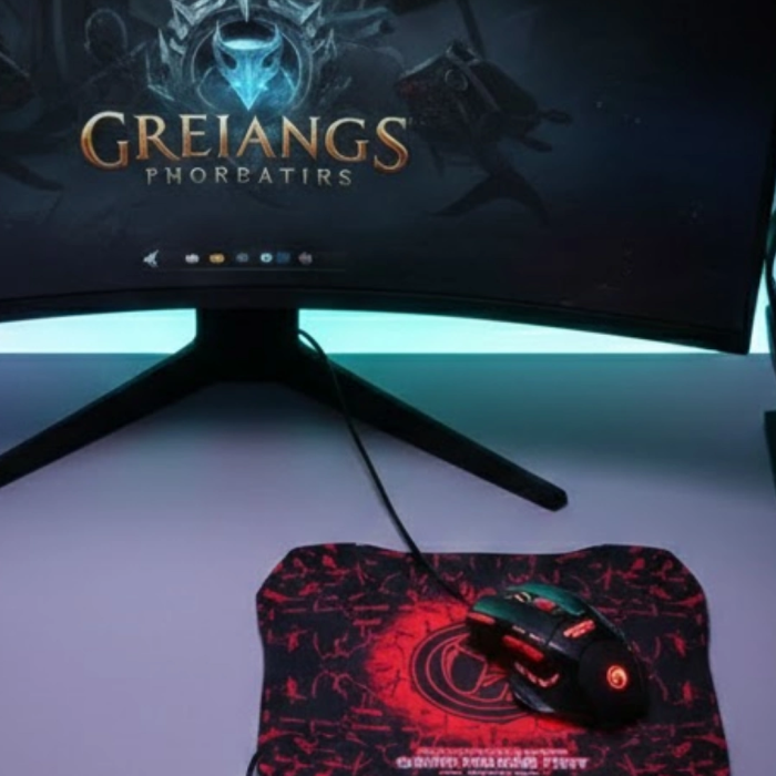 Mouse Mousepad Seti 3 Dpı Ayarı Ve Led Işıklı Ergonomik Yapı