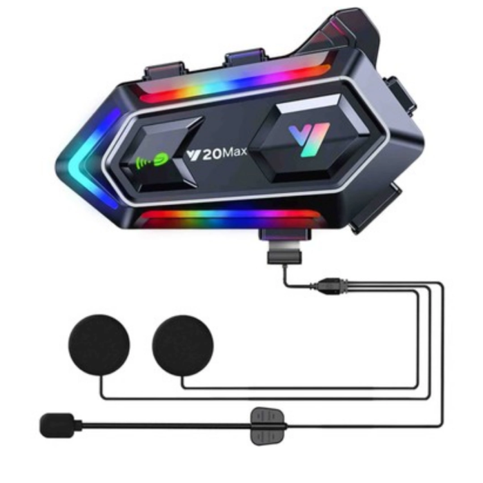 Çift Telefon Destekli Motosiklet Kask Bluetooth Kulaklık