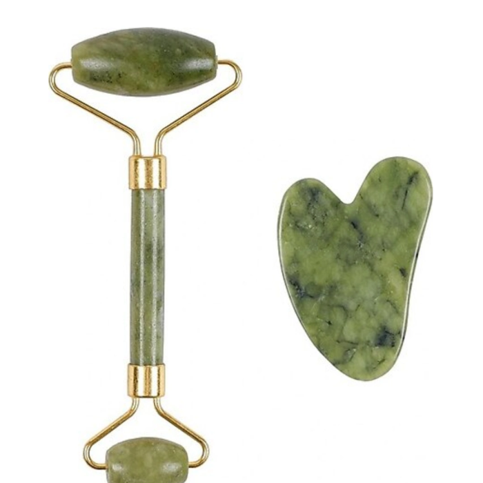 Yüz Masaj Aleti Roller Ve Gua Sha 2li Set
