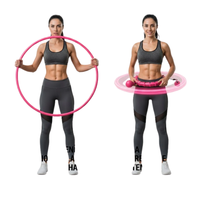 24 Bölüm Akıllı Hula Hoop Bel Masajlı Düşmeyen Spor Çemberi