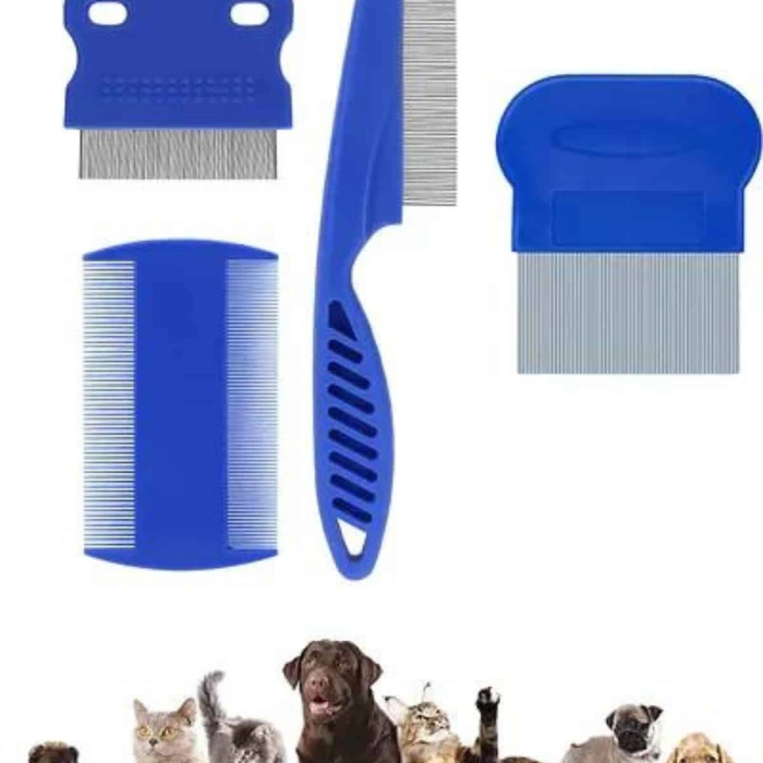 Tüy Fırçası Bit Tarağı Seti Evcil Hayvan Tüy Toplayıcı Bit Pire Önleyici Tarak