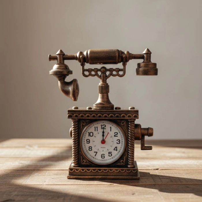 Minimal Tasarımlı Masa Saati Alarm Özellikli Şık Model