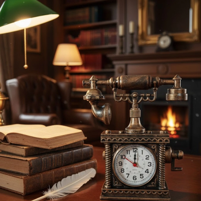 Modern Tasarımlı Çalar Saat Dekoratif Ve İşlevsel Masa Saati