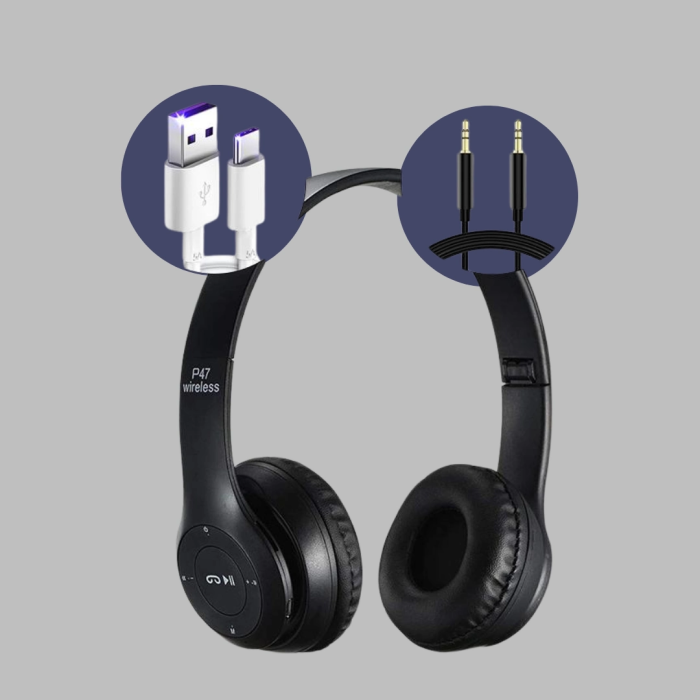 Kablolu & Kablosuz Kullanım Seçeneği Sunan Stereo Bluetooth Kulaklık