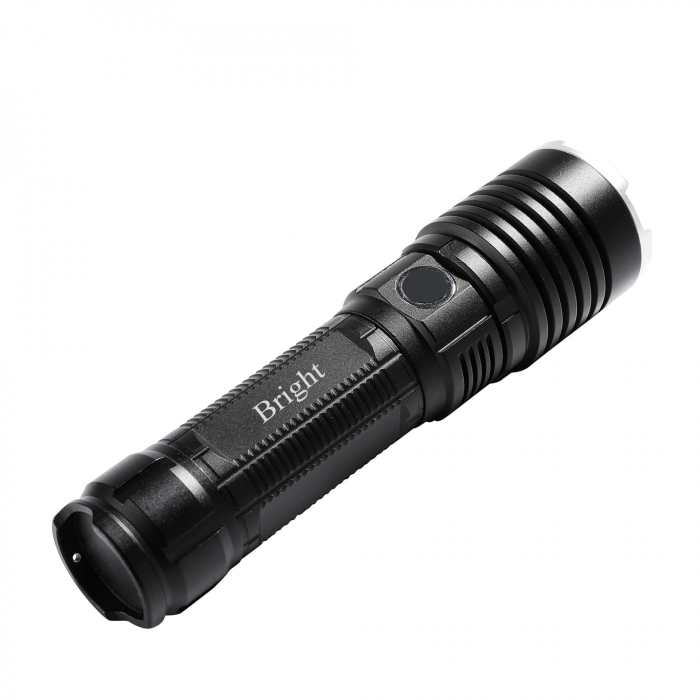 Bright Ght-5761 Xp50 Led 3 Mod Zoomlu Yağmur Suyu Geçirmez Şarjlı El Feneri