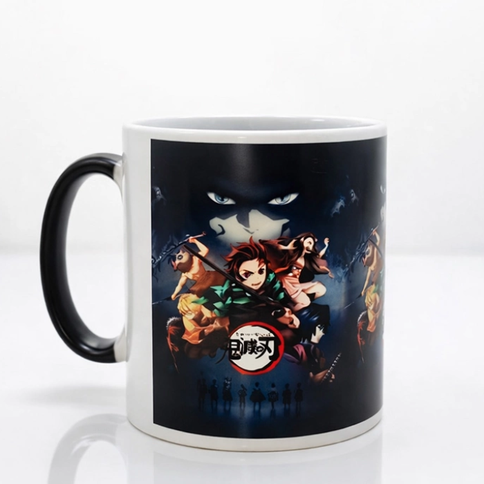 Porselen Renk Değiştiren Demon Slayer Kupa Bardak - Model 2