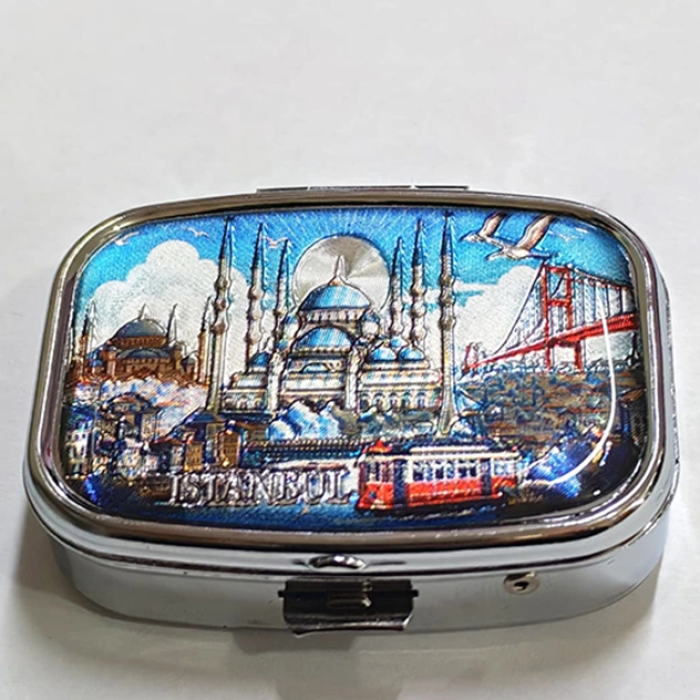 İstanbul Temalı İlaç Kutusu - Model 3
