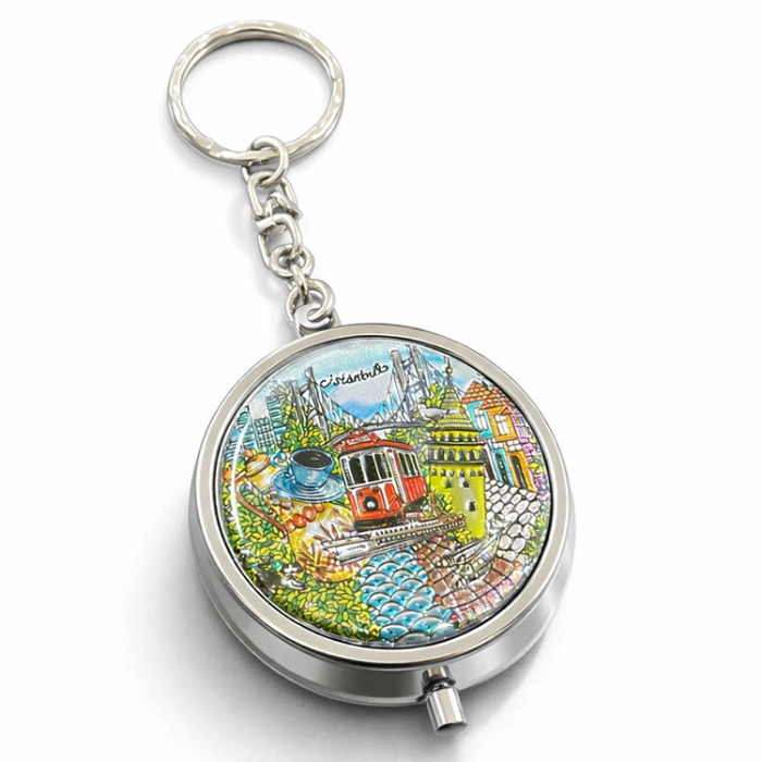 İstanbul Temalı Küllük Anahtarlık