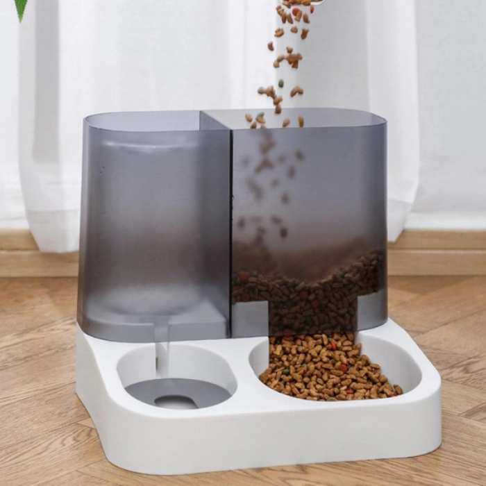 2si 1 Arada Otomatik Kedi Mama Ve Su Kabı