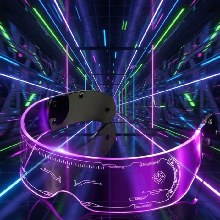 LED Işıklı Gece Gözlüğü Rave Festival ve Yılbaşı Partisi İçin