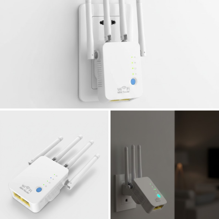 Kablosuz WiFi Tekrarlayıcı 300Mbps