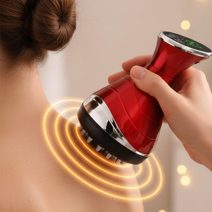 Akıllı Vakumlu Masaj Aleti Isı ve Titreşim Destekli Kupa Terapi Cihazı