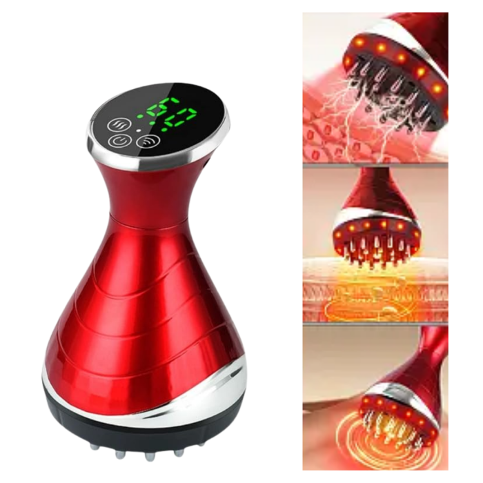 Akıllı Vakumlu Masaj Aleti Isı ve Titreşim Destekli Kupa Terapi Cihazı