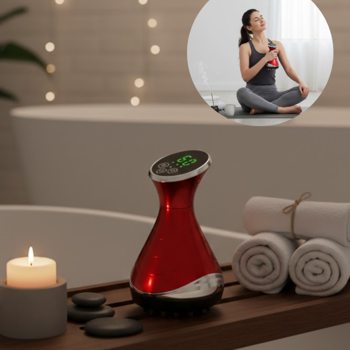 Vakumlu Isıtmalı Elektrikli Kupa Masaj Cihazı Derin Doku Rahatlatıcı