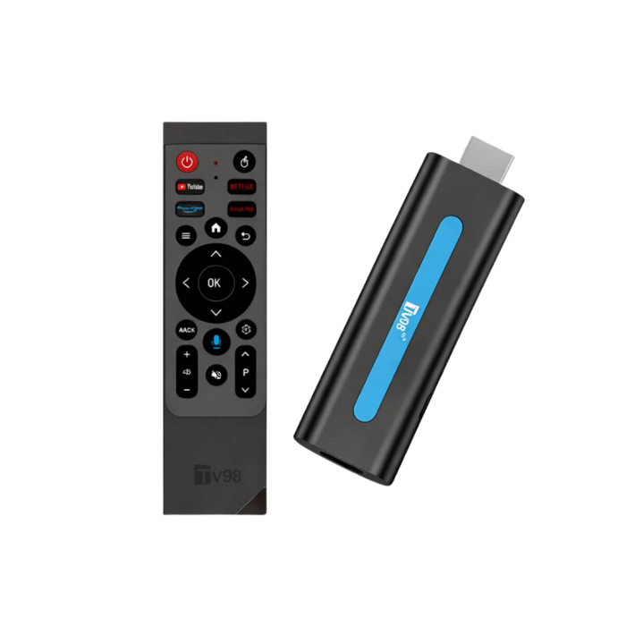 8K Android TV Stick Bas Konuş Destekli Güçlü Performans