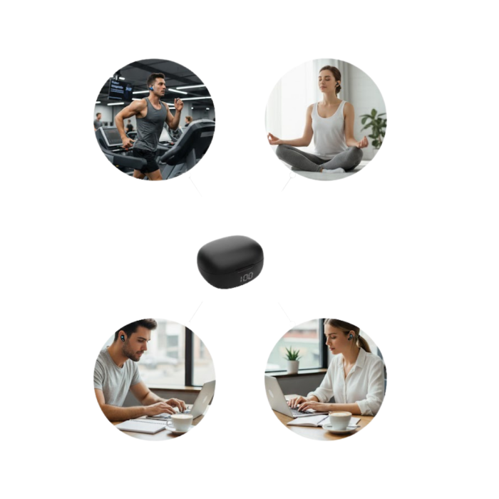 Kulak İçi Olmayan Kablosuz Kulaklık Dual Mic ve Uzun Pil Süresi