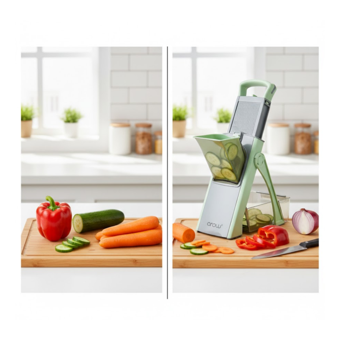 Modern Tasarımlı Çelik El Rendesi ve Doğrayıcı