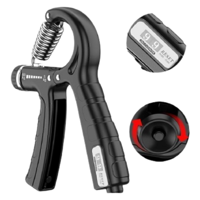 Ayarlanabilir El Yayı Sayaçlı Paslanmaz Çelik 5–60 Kg Direnç