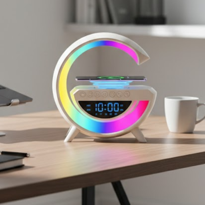 Modern RGB Işıklı Kablosuz Hoparlör Uzun Süreli Müzik Keyfi