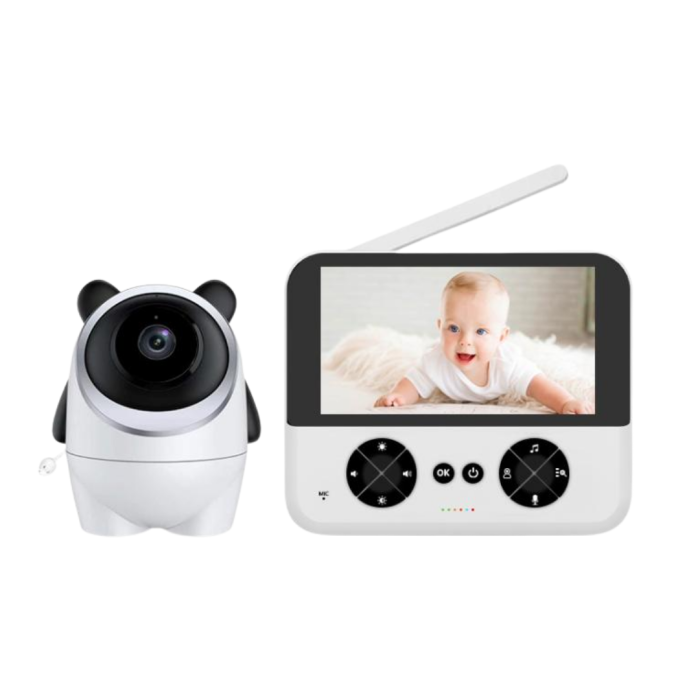 Uzaktan Kontrollü HD Bebek Kamerası Zoom ve Sıcaklık Sensörlü
