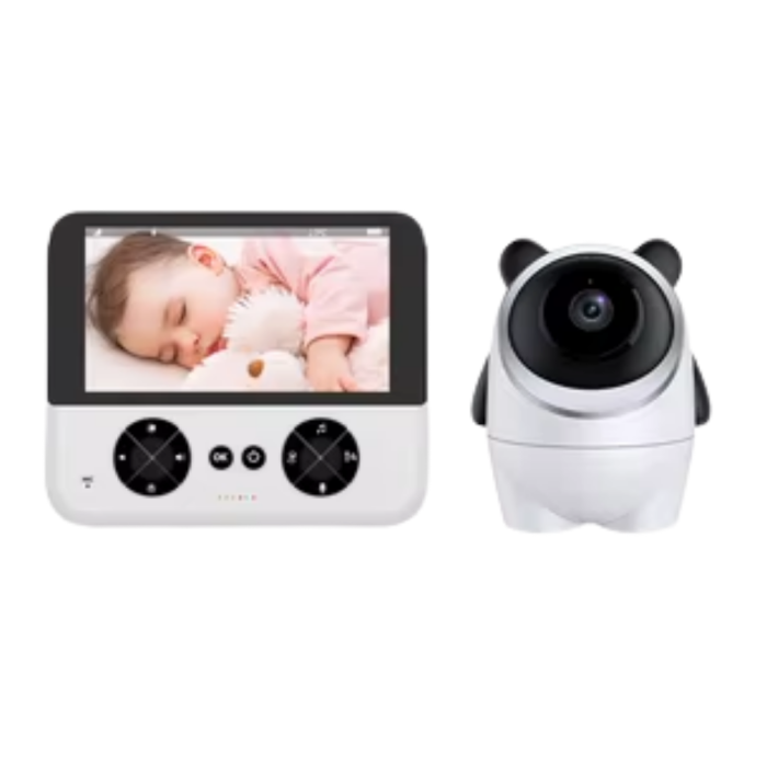 Uzaktan Kontrollü HD Bebek Kamerası Zoom ve Sıcaklık Sensörlü