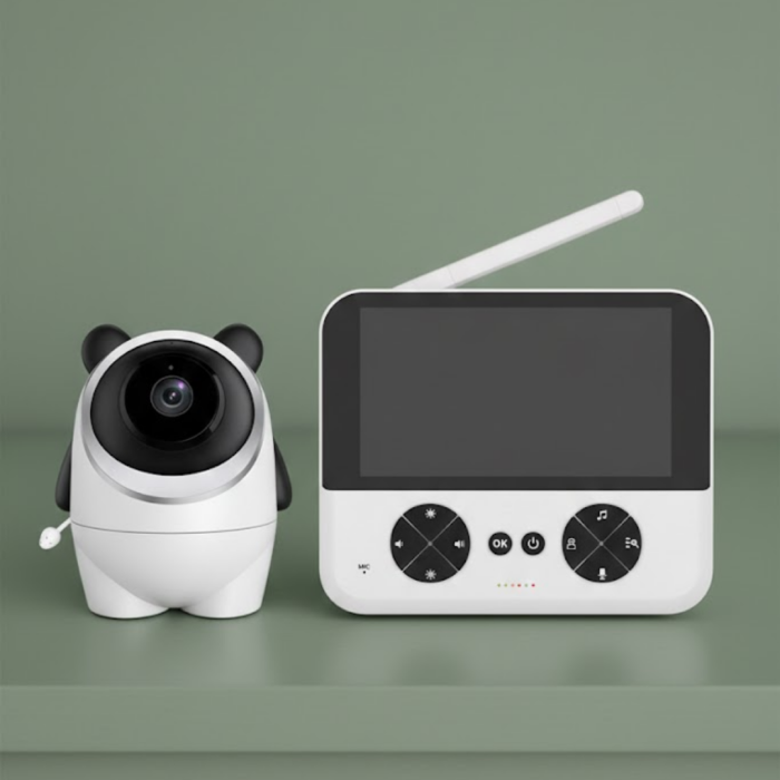 Kablosuz Bebek Kamera Sistemi Ninni ve Alarm Özellikli