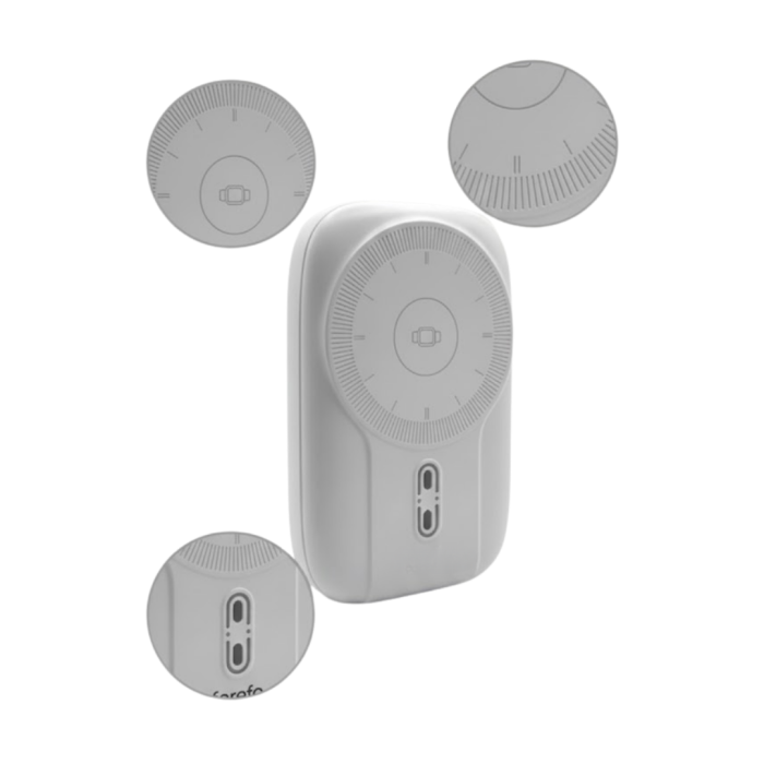 Kablosuz ve Kablolu Şarj Destekli 10000 mAh Taşınabilir Powerbank