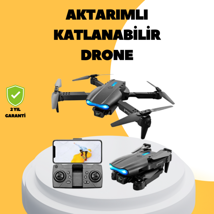 Wifi FPV Canlı Görüntü Aktarımlı Katlanabilir Drone
