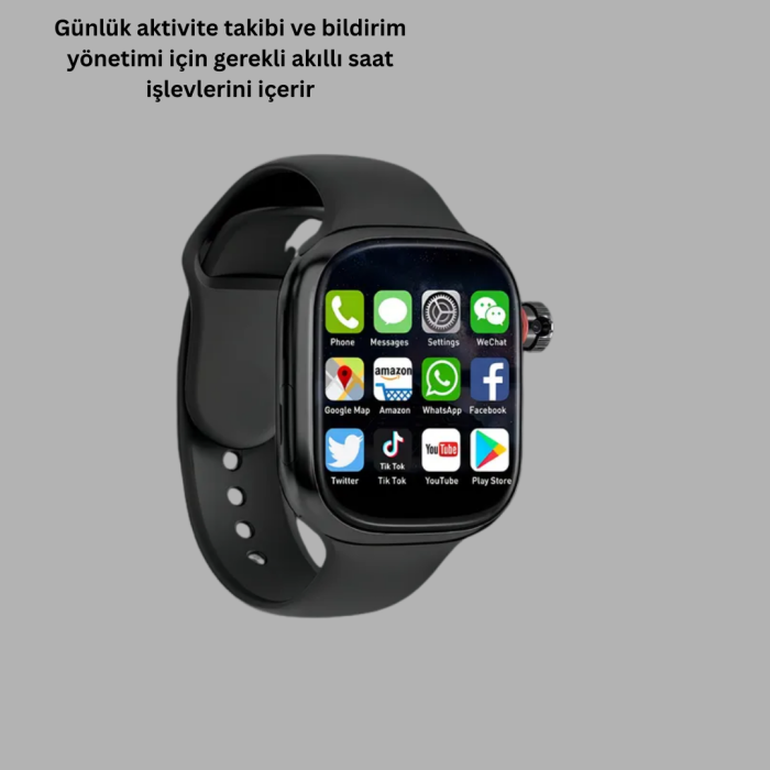 Adımsayar ve Nabız Ölçerli SIM Kartlı Akıllı Saat