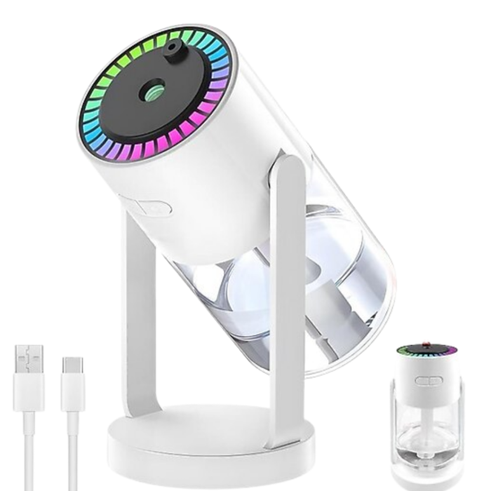 Yıldızlı Projektör Hava Nemlendirici Ultrasonik Buhar ve RGB Işık