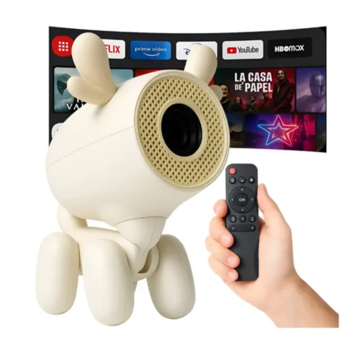 500 ANSI Lümen Parlaklıkta Akıllı Mini Projeksiyon Cihazı