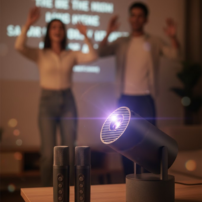 1080P Taşınabilir Projeksiyon WiFi Bluetooth Destekli