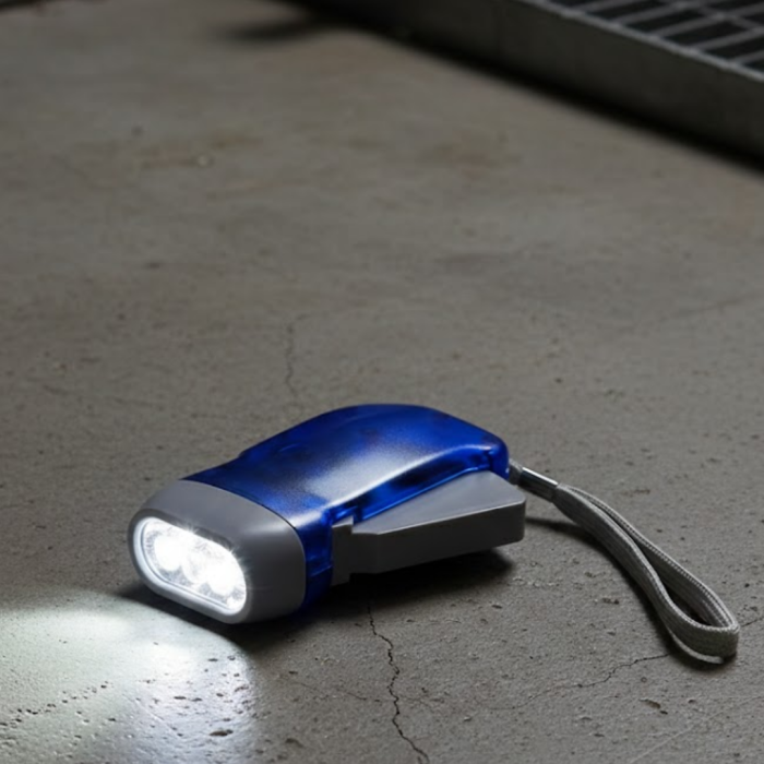 Kendiliğinden Şarjlı El Feneri Pilsiz Deprem ve Acil Durum Uyumlu