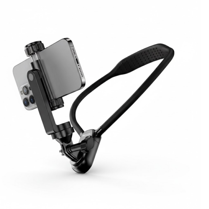 Çok Amaçlı Boyun Askılı Telefon Tutucu 360 Derece Döner ve Hızlı Kurulum