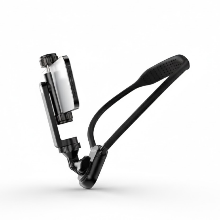 Esnek Silikon Boyun Montajlı Telefon Tutucu Canlı Yayın ve Vlog Çekim