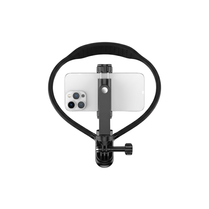 Esnek Silikon Boyun Montajlı Telefon Tutucu Canlı Yayın ve Vlog Çekim