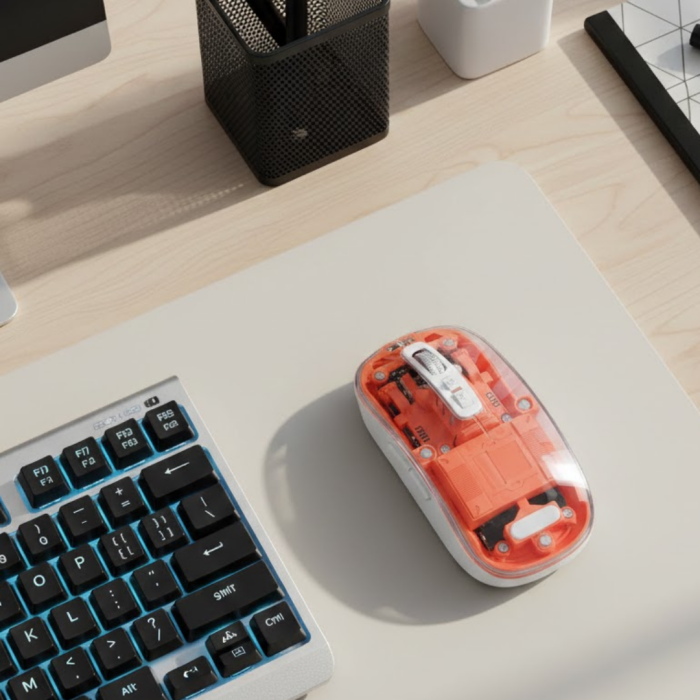 Kablosuz Bluetooth Mouse Şık ve Sessiz Ofis Tasarımı