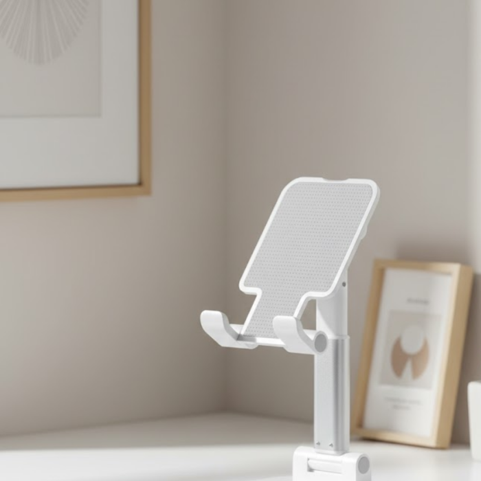 ABS Plastik Gövdeli Katlanabilir Telefon Standı Ev ve Ofis Kullanımı